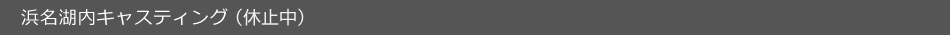 浜名湖内キャスティング（休止中）